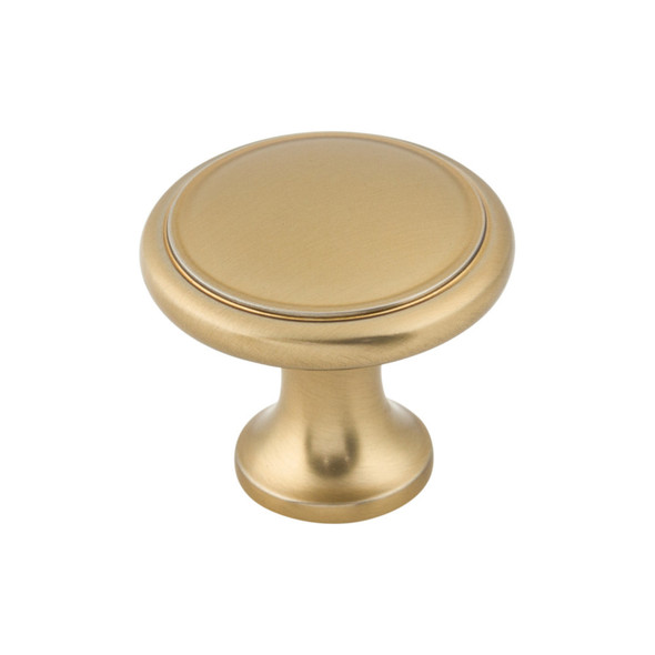1-1/8" Ringed Knob - Honey Bronze